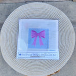 Pink & Blue Bow Needlepoint Kit - The Pink Pineapple 850