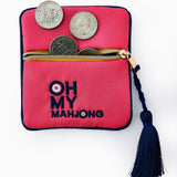 [Oh My Mahjong] Pink Mahjong Coin and Dice Bag