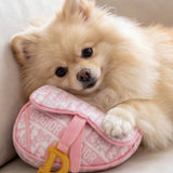 Pink Dogior Designer Saddle Bag Toy - The Pink Pineapple 850