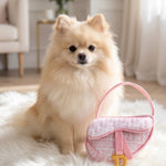 Pink Dogior Designer Saddle Bag Toy - The Pink Pineapple 850
