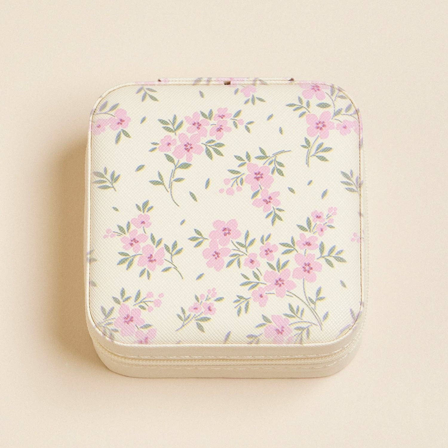 Pink Floral Organizational Jewelry Box - The Pink Pineapple 850