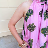 Pink Palms Escape Maxi Dress - The Pink Pineapple 850
