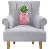 Pink Pineapple Hooked Wool Accent Pillow - The Pink Pineapple 850