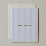 Pink Stripe Happy Birthday Card - The Pink Pineapple 850