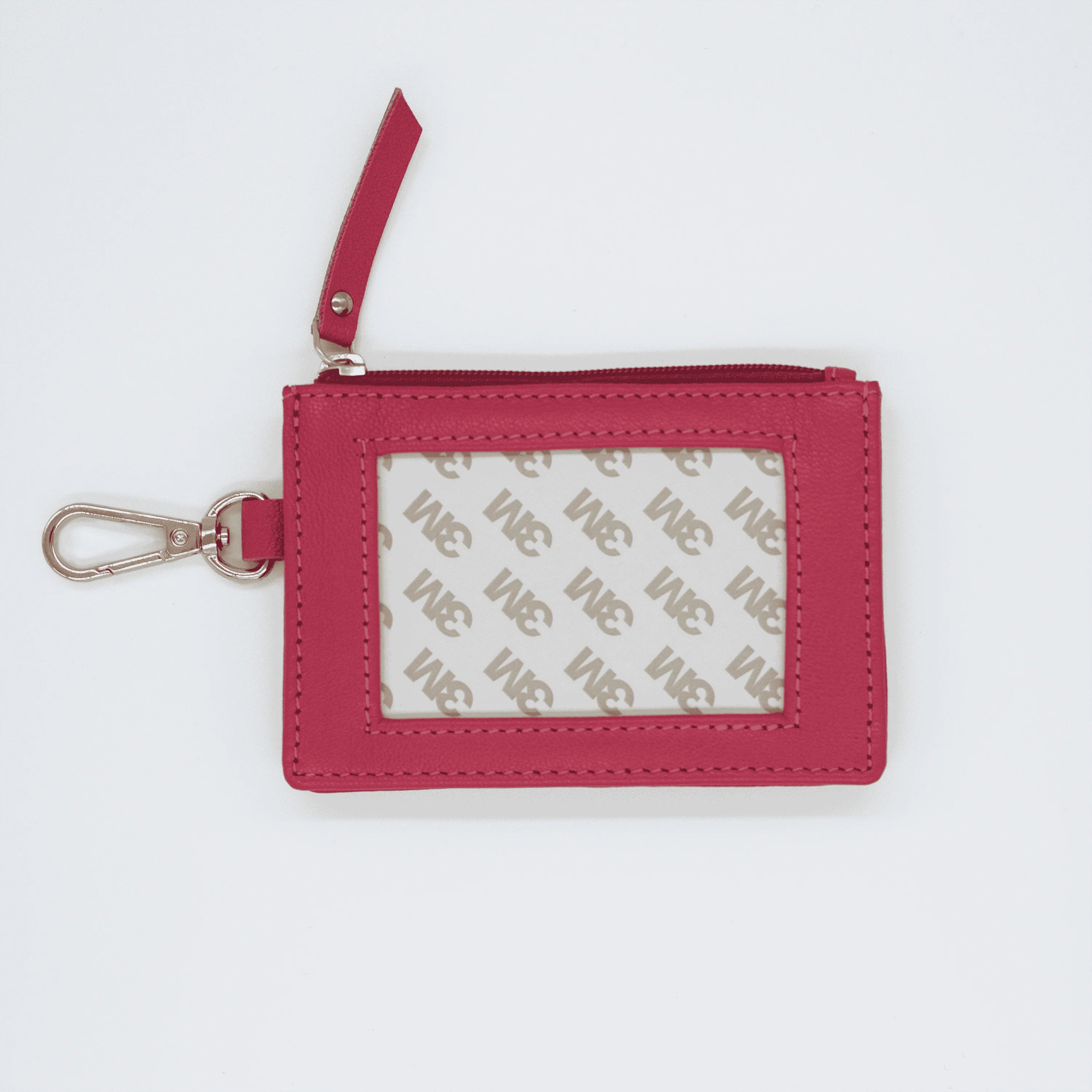 Tilli Tomas Needlepoint Zip Coin Holder in Hot Pink