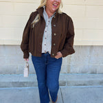 Pinstripe Charm Blouse - The Pink Pineapple 850