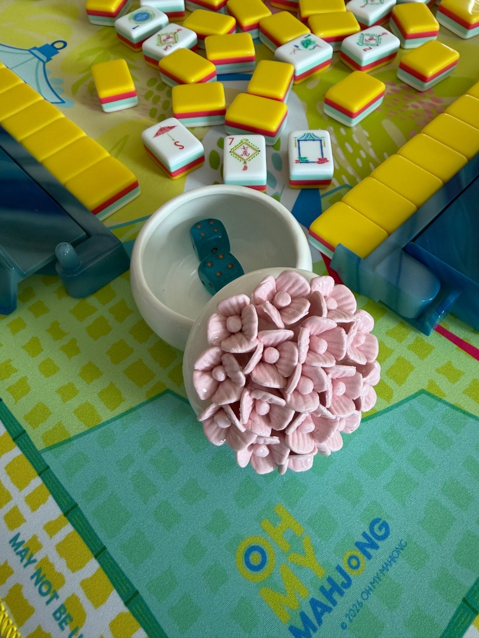 Pippa Hampton Mahjong Tablescape - The Pink Pineapple 850