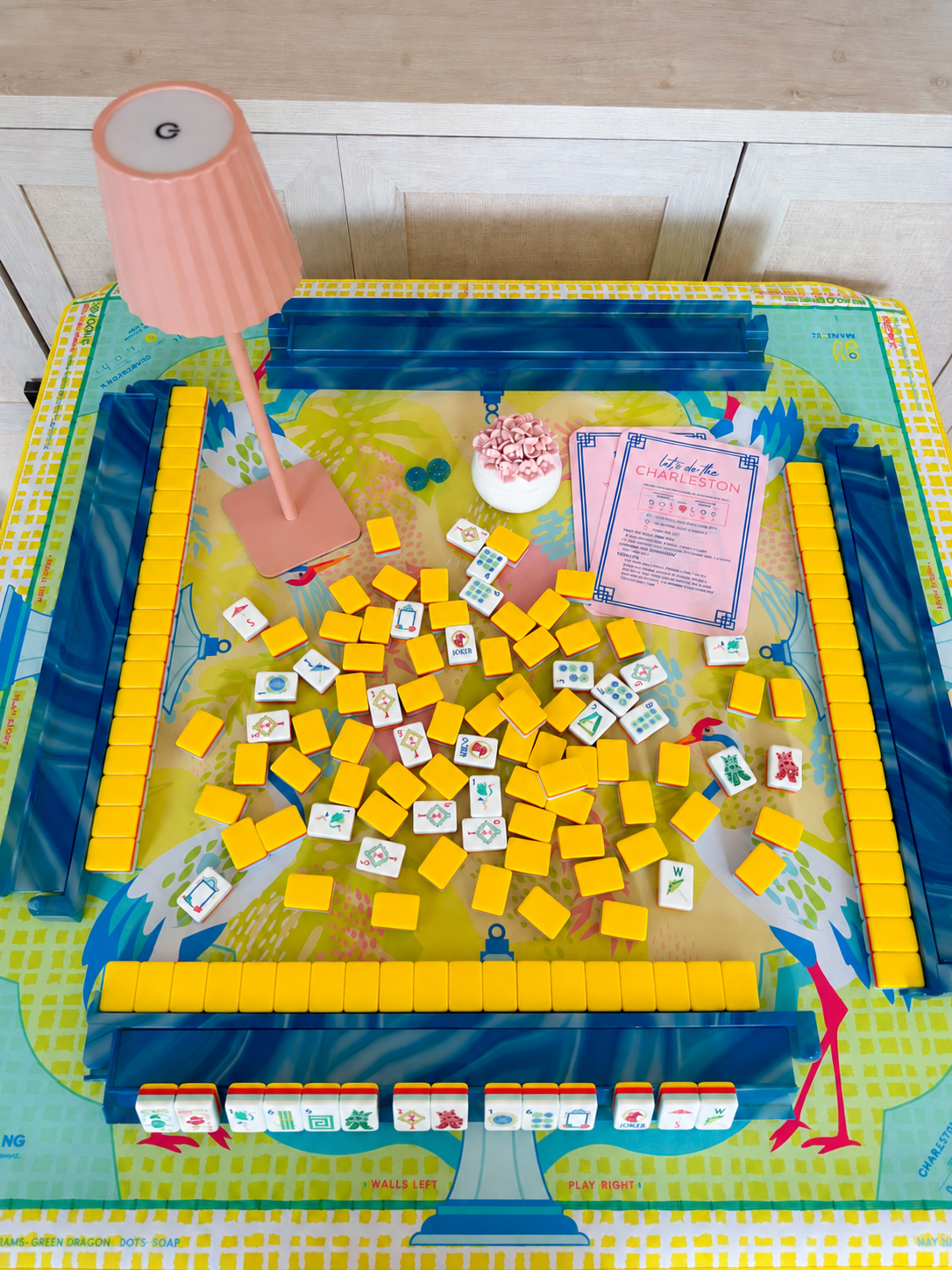 Pippa Hampton Mahjong Tablescape - The Pink Pineapple 850