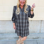 Plaid Perfection Mini Dress - The Pink Pineapple 850