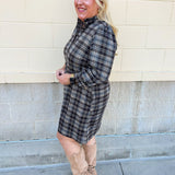 Plaid Perfection Mini Dress - The Pink Pineapple 850