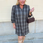 Plaid Perfection Mini Dress - The Pink Pineapple 850