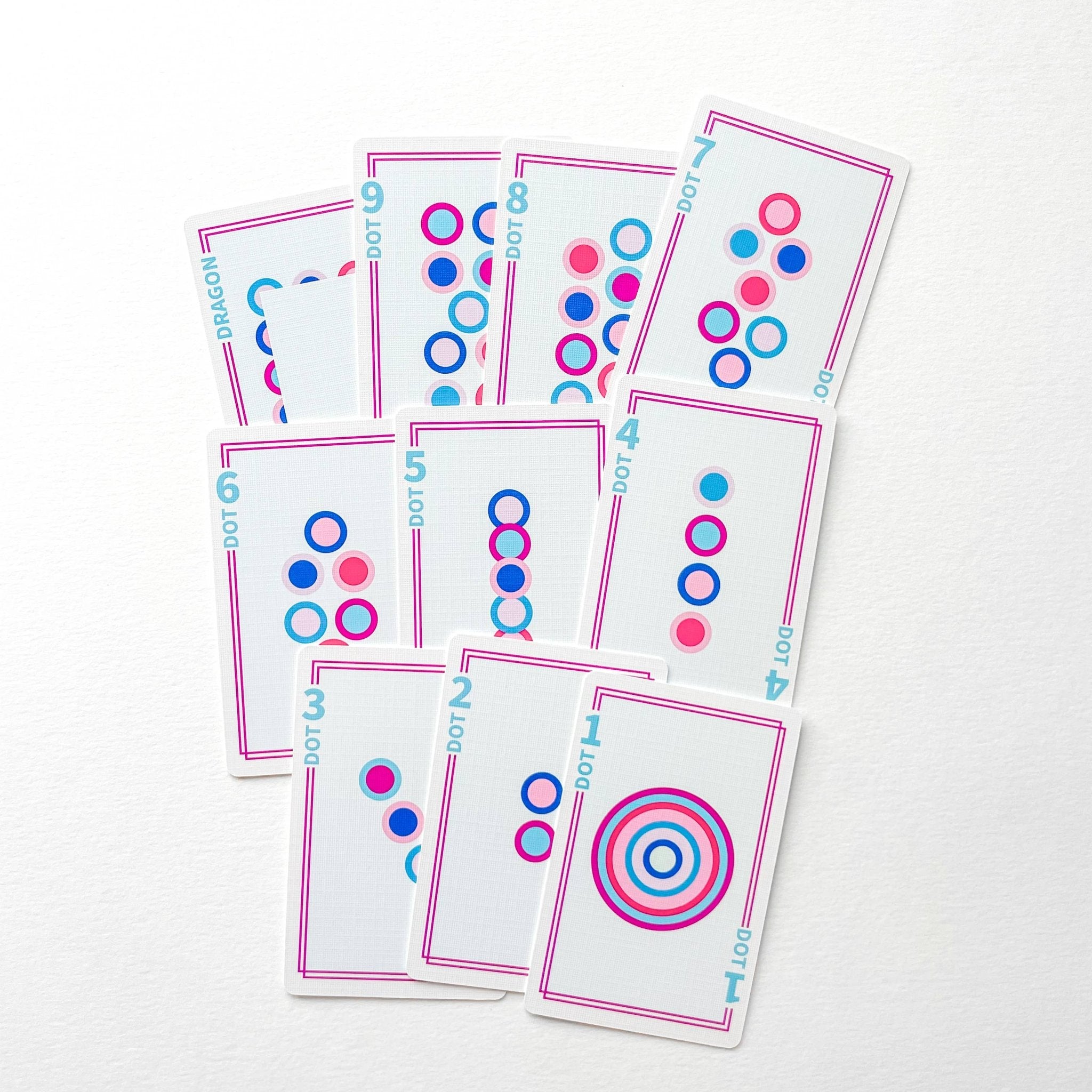 Play Away Mahjong Cards: Modern Edition - The Pink Pineapple 850