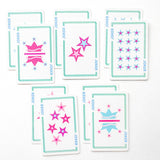 Play Away Mahjong Cards: Modern Edition - The Pink Pineapple 850