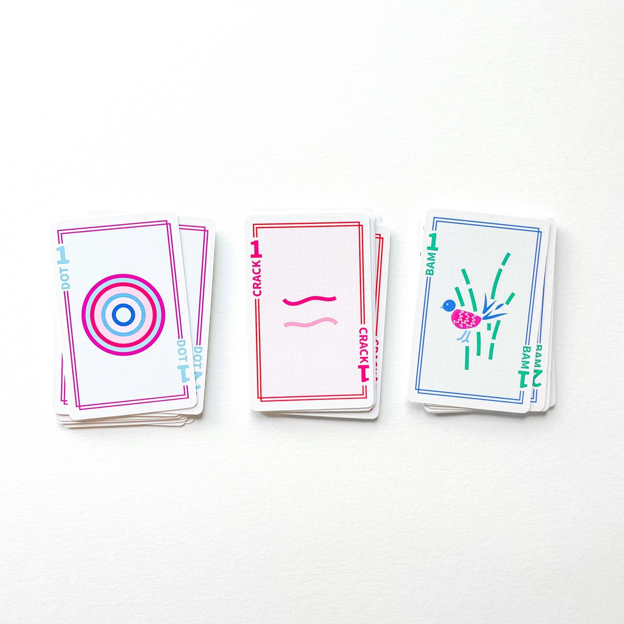 Play Away Mahjong Cards: Modern Edition - The Pink Pineapple 850