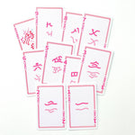 Play Away Mahjong Cards: Modern Edition - The Pink Pineapple 850