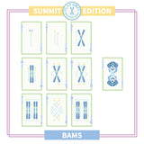 Play Away Mahjong Cards: Summit Mountain Edition - The Pink Pineapple 850