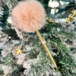 Plush Pom Ballpoint Pen - The Pink Pineapple 850