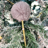 Plush Pom Ballpoint Pen - The Pink Pineapple 850