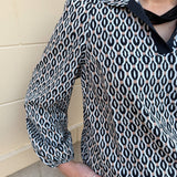 Polished Pattern Tan Top - The Pink Pineapple 850