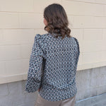 Polished Pattern Tan Top - The Pink Pineapple 850