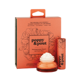 Poppy & Pout Lip Care Duo-Pomegranate Peach