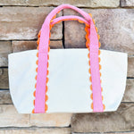 Poppy Scallop Mini Tote – Pink - The Pink Pineapple 850
