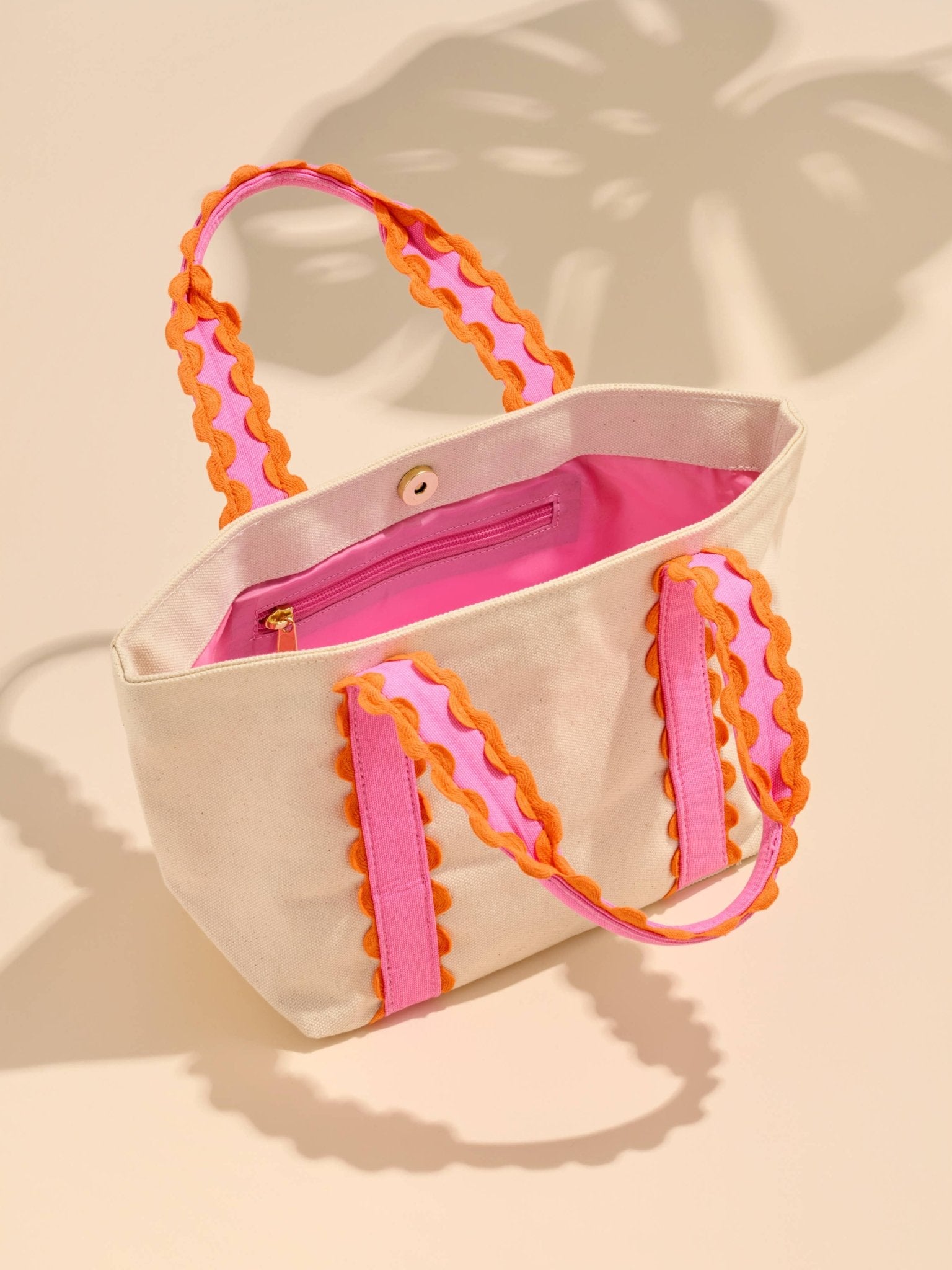Poppy Scallop Mini Tote – Pink - The Pink Pineapple 850