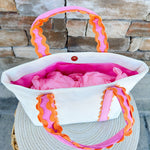Poppy Scallop Mini Tote – Pink - The Pink Pineapple 850