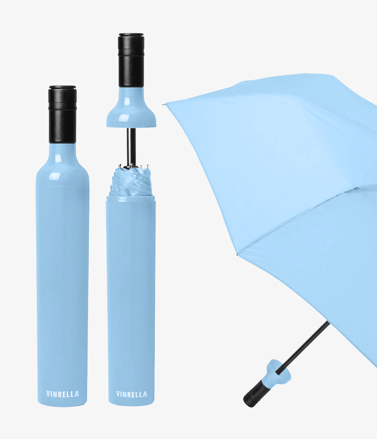 Powder Blue Bottle Umbrella - The Pink Pineapple 850