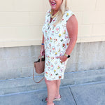 Pressed Petals Mini Dress - The Pink Pineapple 850
