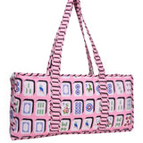 Pretty in Pink Mahjong Zippered Game Bag - The Pink Pineapple 850