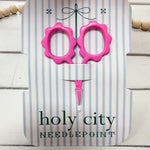 Pretty in Pink Needlepoint Scissors - The Pink Pineapple 850