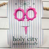 Pretty in Pink Needlepoint Scissors - The Pink Pineapple 850