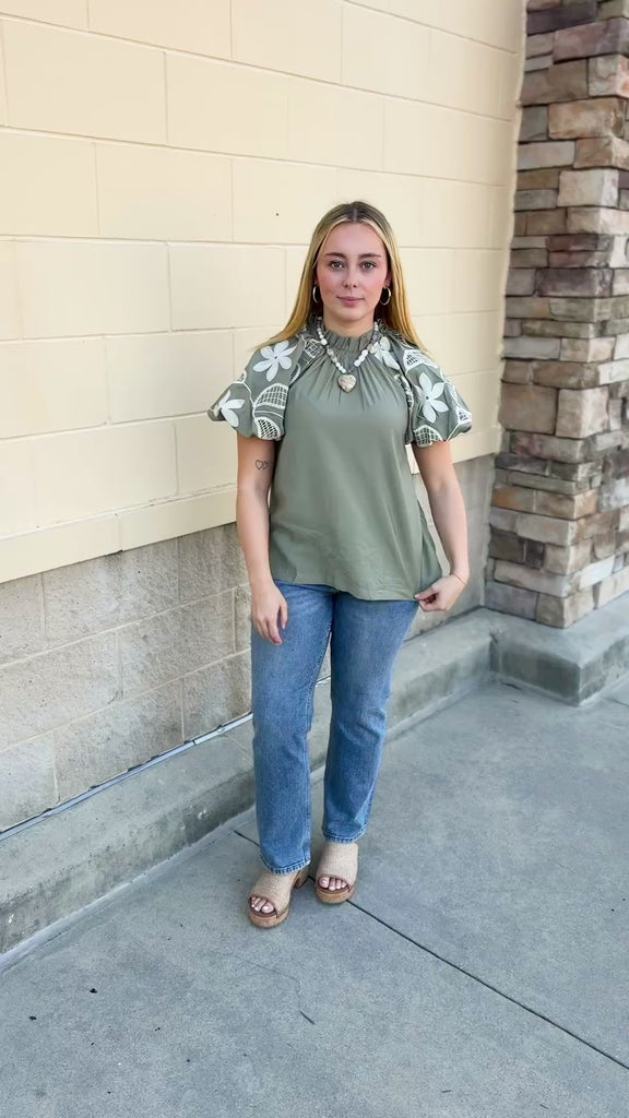 Willow Ruffle Blouse