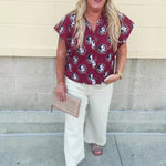 High-rise jeans in Dawn Khaki wash with clean hem