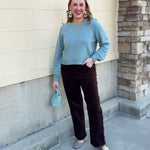 Z Supply Coming Up Cozy Sweater in Soft Succulent
