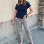 Eclipse lightweight slub cotton crew neck t-shirt with short sleeves and a regular fit.