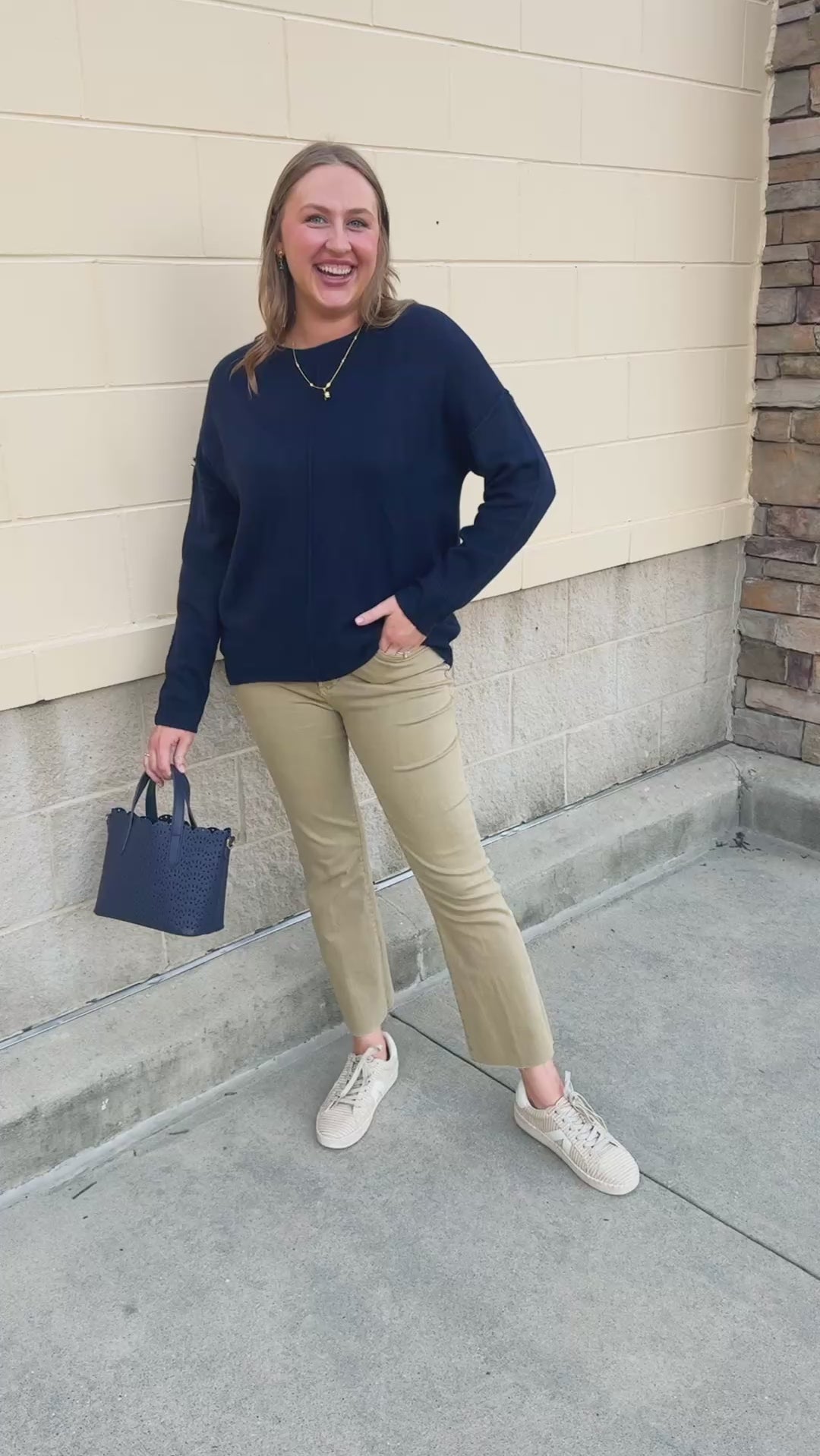 Simply Serene Sweater- The Pink Pineapple 850