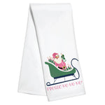 Prosec - Ho - Ho - Ho Christmas Kitchen Towel - The Pink Pineapple 850