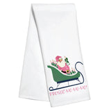 Prosec - Ho - Ho - Ho Christmas Kitchen Towel - The Pink Pineapple 850