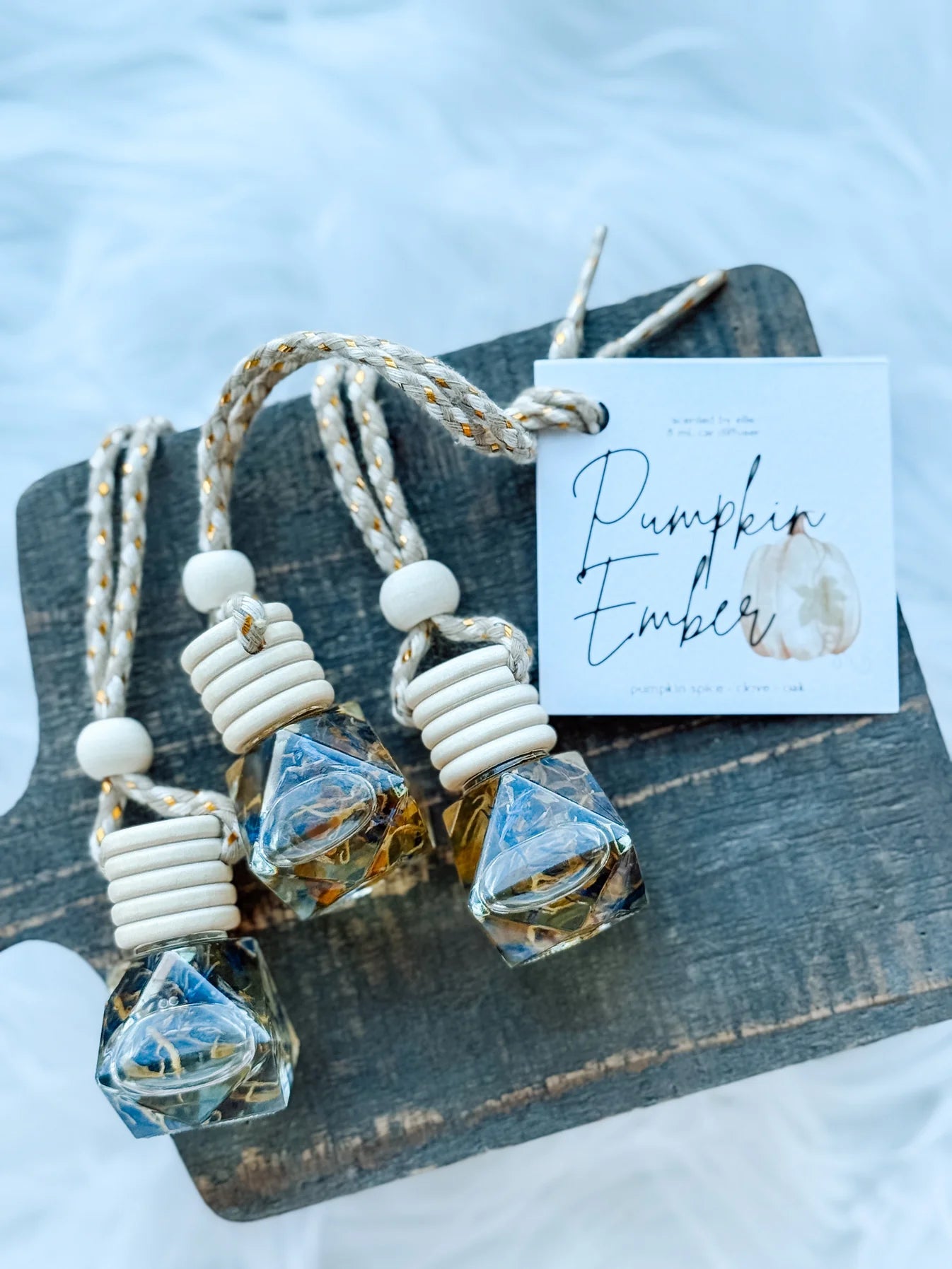 Pumpkin Embers Car Diffuser - The Pink Pineapple 850