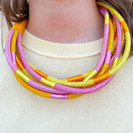 Rachel Rope Necklace – Colorblock Citrus - The Pink Pineapple 850