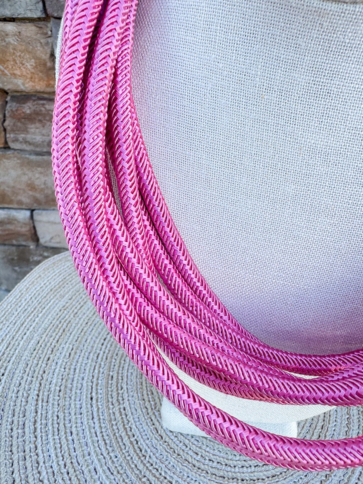 Rachel Rope Necklace in Berry - The Pink Pineapple 850