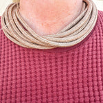 Rachel Rope Necklace in Caramel - The Pink Pineapple 850