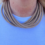 Rachel Rope Necklace in Caramel - The Pink Pineapple 850