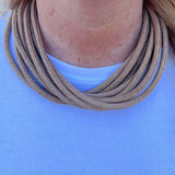 Rachel Rope Necklace in Caramel - The Pink Pineapple 850