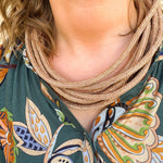 Rachel Rope Necklace in Caramel - The Pink Pineapple 850