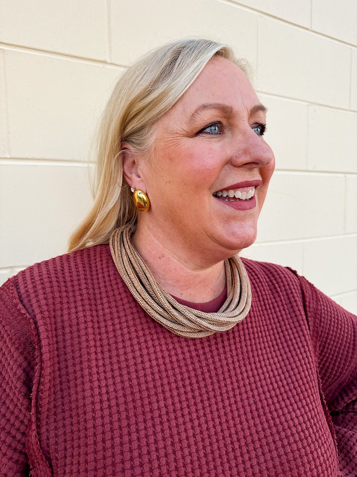 Rachel Rope Necklace in Caramel - The Pink Pineapple 850