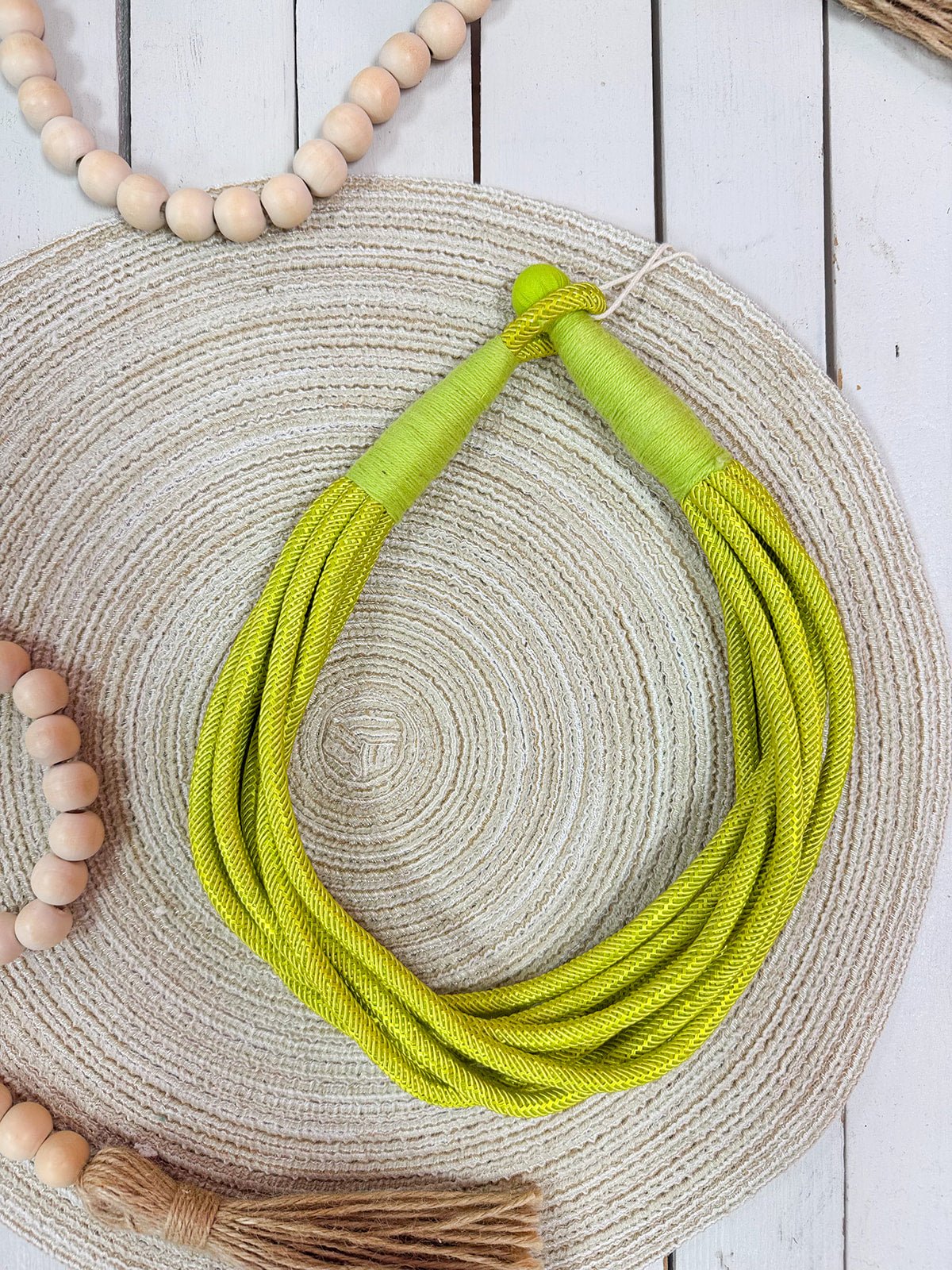 Rachel Rope Necklace in Citrus - The Pink Pineapple 850
