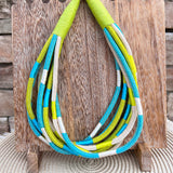 Rachel Rope Necklace in Citrus Colorblock - The Pink Pineapple 850